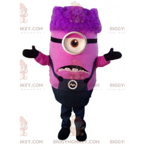 BIGGYMONKEY™ Rosa Minion-Maskottchen-Kostüm „Ich – Einfach