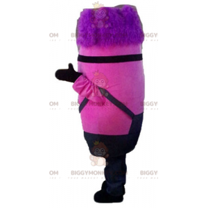 BIGGYMONKEY™ Pink Minion Mascot -asu Despicable Me Character -