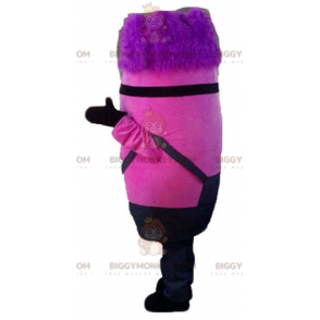 BIGGYMONKEY™ Pink Minion Mascot Costume Despicable Me Character