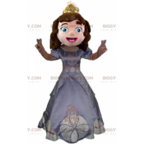 Costume de mascotte BIGGYMONKEY™ de princesse avec une robe