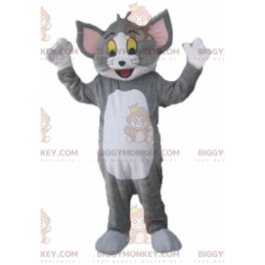 BIGGYMONKEY™ maskotkostume af Tom den berømte Looney Tunes grå og hvid kat - Masker berømte mennesker - BiggyMonkey.com