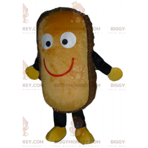 Giant Smiling Brown Cake Topper BIGGYMONKEY™ Mascot Costume -