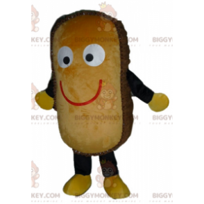 Obří kostým maskota BIGGYMONKEY™ na hnědý dort s úsměvem –