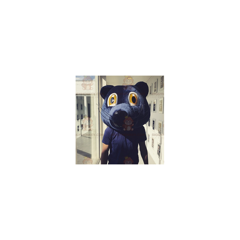 Kostium maskotka BIGGYMONKEY™ Blue Bear Head Girondins de Kostium maskotka BIGGYMONKEY™ Blue Bear Head Girondins de