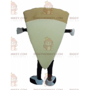 Colorful Smiling Giant Pizza Slice BIGGYMONKEY™ Mascot Costume