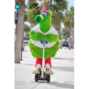  Costume da mascotte Big Hairy Green Bird BIGGYMONKEY™ - Mascotte dell'uccello - BIGGYMONKEY_0471 - BiggyMonkey.com