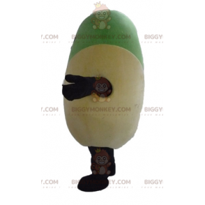 BIGGYMONKEY™ gigantische beige paarse en groene pistache mascotte kostuum - Niet-geclassificeerde mascottes - BiggyMonkey.com