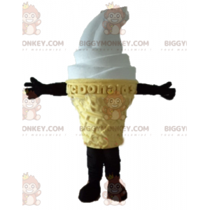 Mc Donald's Ice Cream Cone BIGGYMONKEY™ maskotkostume - Masker berømte mennesker - BIGGYMONKEY_03770 - BiggyMonkey.com