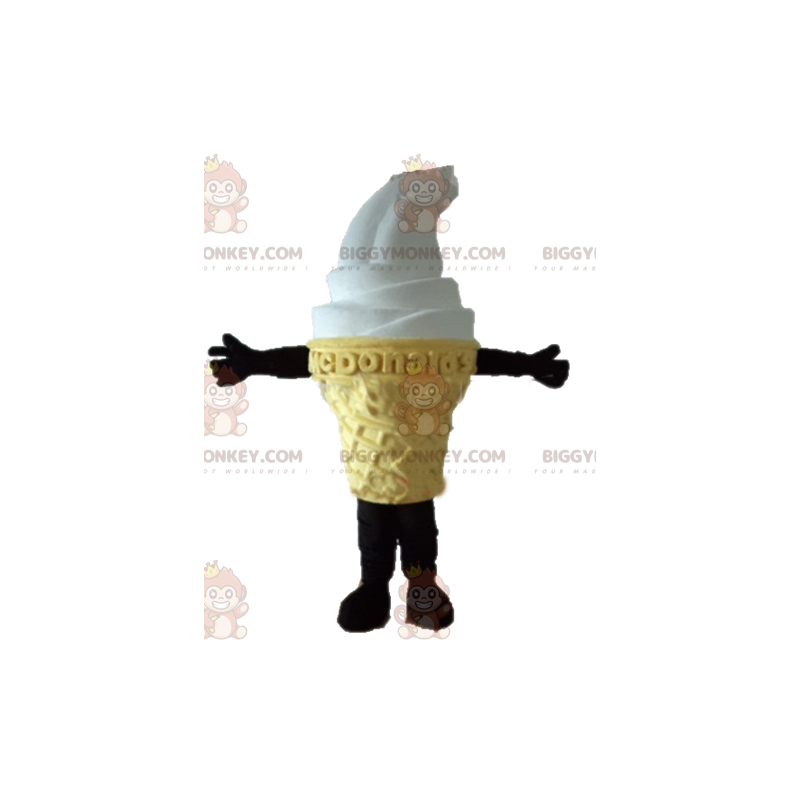 Costume de mascotte BIGGYMONKEY™ de cône glacé Mc Donald' s -
