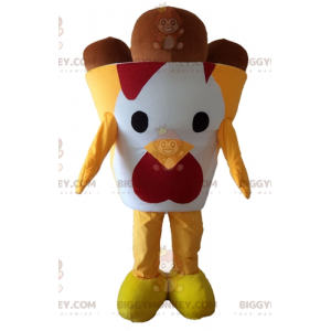 Chokolade Candy Ice Cream Cone BIGGYMONKEY™ maskotkostume - Mad maskot - BIGGYMONKEY_03772 - BiggyMonkey.com