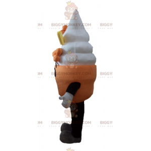 Ice Cream Cone BIGGYMONKEY™ maskotkostume - Mad maskot - BIGGYMONKEY_03773 - BiggyMonkey.com