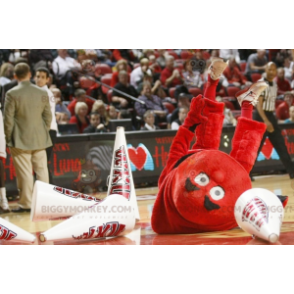 Todo el disfraz de mascota Red Fat Man BIGGYMONKEY™ -