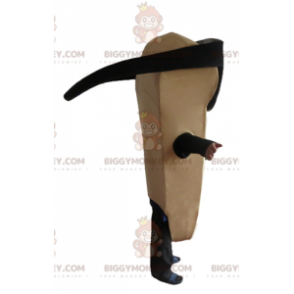 Giant Pizza Slice BIGGYMONKEY™ Mascot Costume with Sunglasses -