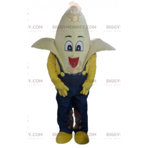 Costume de mascotte BIGGYMONKEY™ de banane géante habillée