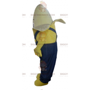 Giant Banana BIGGYMONKEY™ Mascot Costume Dressed in Blue