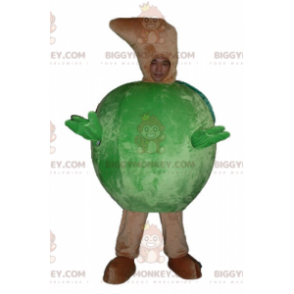 Allround jättegrönt äpple BIGGYMONKEY™ maskotdräkt -