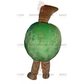 Allround jättegrönt äpple BIGGYMONKEY™ maskotdräkt -