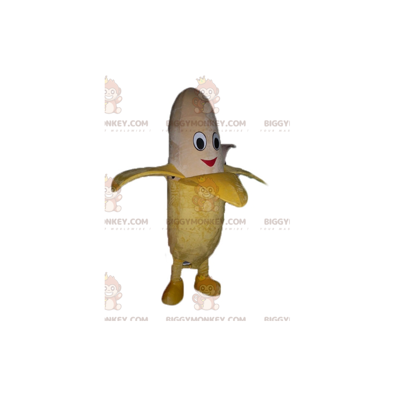 BIGGYMONKEY™ Disfraz gigante amarillo y tostado de mascota BIGGYMONKEY™ Disfraz gigante amarillo y tostado de mascota