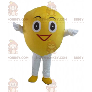 Costume de mascotte BIGGYMONKEY™ de citron jaune géant et