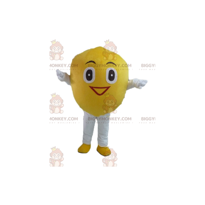 Kostým maskota Giant Smiling Lemon BIGGYMONKEY™ –