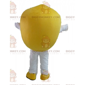 Costume de mascotte BIGGYMONKEY™ de citron jaune géant et