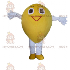 Disfraz de mascota gigante de limón sonriente BIGGYMONKEY™ -