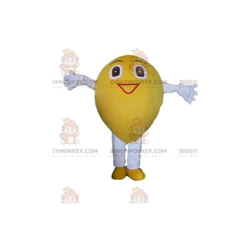 Costume de mascotte BIGGYMONKEY™ de citron jaune géant et