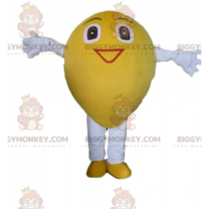 Kostým maskota Giant Smiling Lemon BIGGYMONKEY™ - Ovocný maskot - BIGGYMONKEY_03791 - BiggyMonkey.com