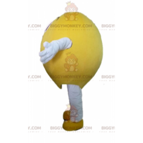 Kostým maskota Giant Smiling Lemon BIGGYMONKEY™ - Ovocný maskot - BIGGYMONKEY_03791 - BiggyMonkey.com