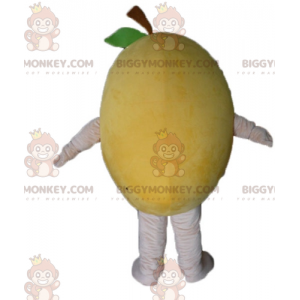 Giant Pear Yellow Lemon BIGGYMONKEY™ maskottiasu -