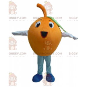 Zabawny, okrągły, pomarańczowy kostium maskotki BIGGYMONKEY™ -