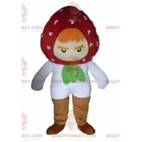 Wild and Funny Looking Strawberry BIGGYMONKEY™ Mascot Costume -
