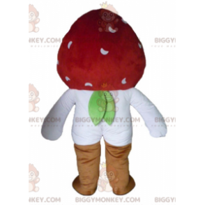 Wild and Funny Looking Strawberry BIGGYMONKEY™ Mascot Costume -