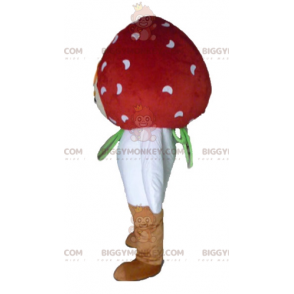 Wild and Funny Looking Strawberry BIGGYMONKEY™ Mascot Costume –