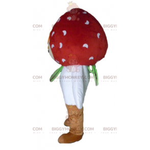 Wild and Funny Looking Strawberry BIGGYMONKEY™ Mascot Costume -