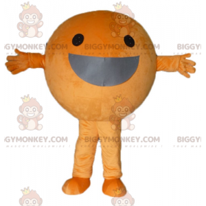 Gigantisch oranje BIGGYMONKEY™-mascottekostuum rondom en