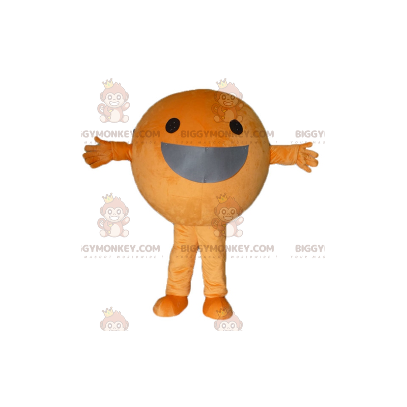 Costume de mascotte BIGGYMONKEY™ d'orange géante toute ronde et Costume de mascotte BIGGYMONKEY™ d'orange géante toute ronde et