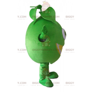 Traje de mascote de limão BIGGYMONKEY™ muito engraçado e sorridente - Mascote de frutas - BIGGYMONKEY_03800 - BiggyMonkey.com
