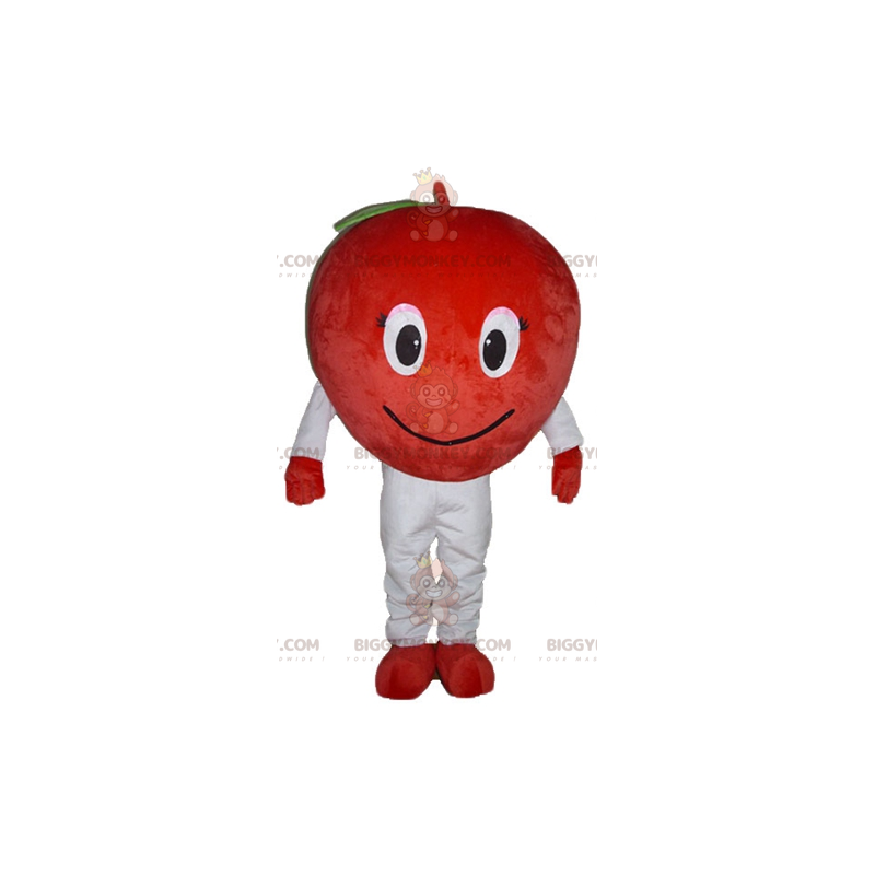Costume da mascotte BIGGYMONKEY™ della mela rossa gigante Costume da mascotte BIGGYMONKEY™ della mela rossa gigante