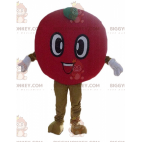 Lächelnder runder kirschroter Apfel BIGGYMONKEY™