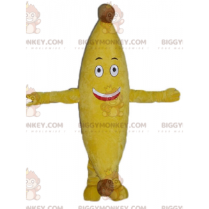 Στολή μασκότ με Giant Smiling Yellow Banana BIGGYMONKEY™ - Μασκότ φρούτων - BIGGYMONKEY_03803 - BiggyMonkey.com