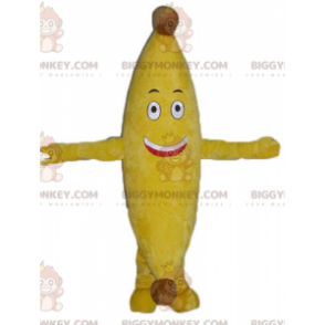 Jätte leende gul banan BIGGYMONKEY™ maskotdräkt - BiggyMonkey