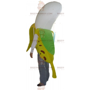 BIGGYMONKEY™-Maskottchen-Kostüm mit gelber, brauner, grüner und