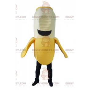 Costume mascotte BIGGYMONKEY™ Banana gialla e nera -