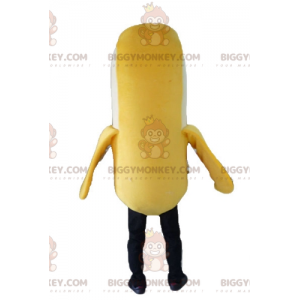 Costume mascotte BIGGYMONKEY™ Banana gialla e nera -