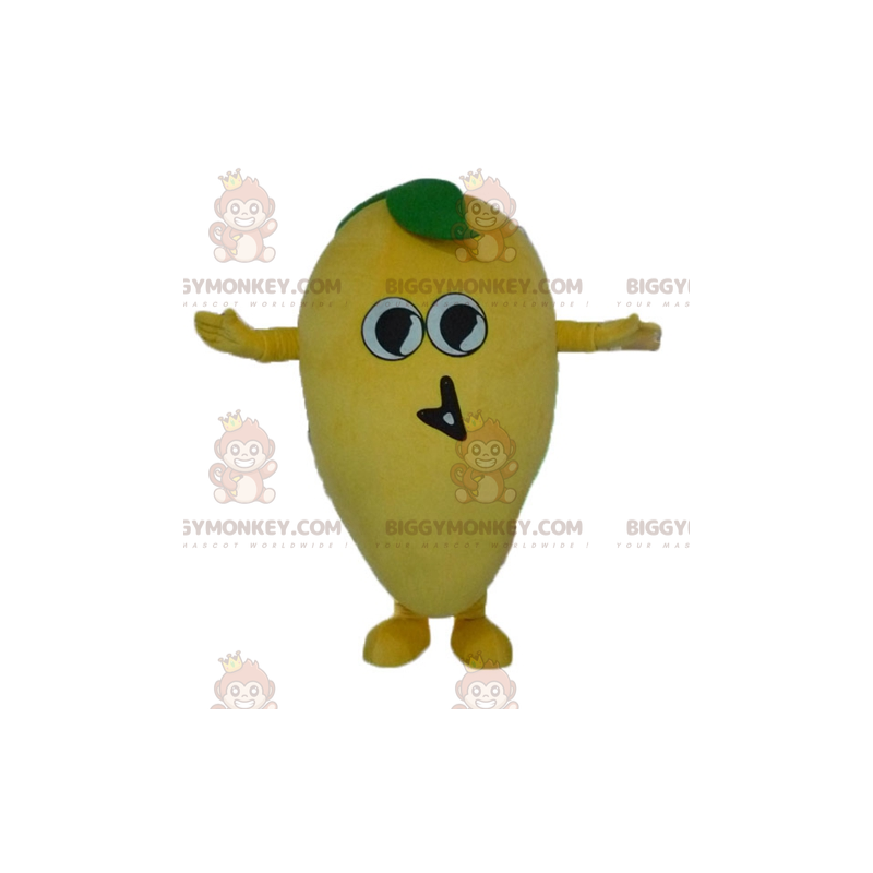 Costume de mascotte BIGGYMONKEY™ de citron jaune géant et