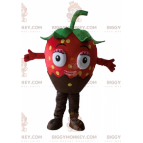 Zeer mooi en smakelijk chocolade-aardbei BIGGYMONKEY™