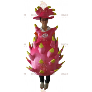 Στολή μασκότ με Giant Pink and Yellow Dragon Fruit BIGGYMONKEY™