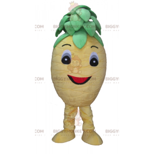 Simpatico costume da mascotte BIGGYMONKEY™ con ananas giallo e