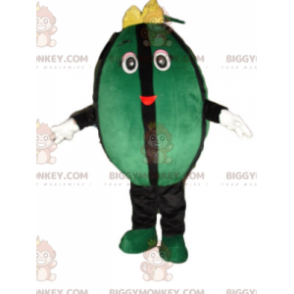 Gigantische groene en zwarte watermeloen BIGGYMONKEY™